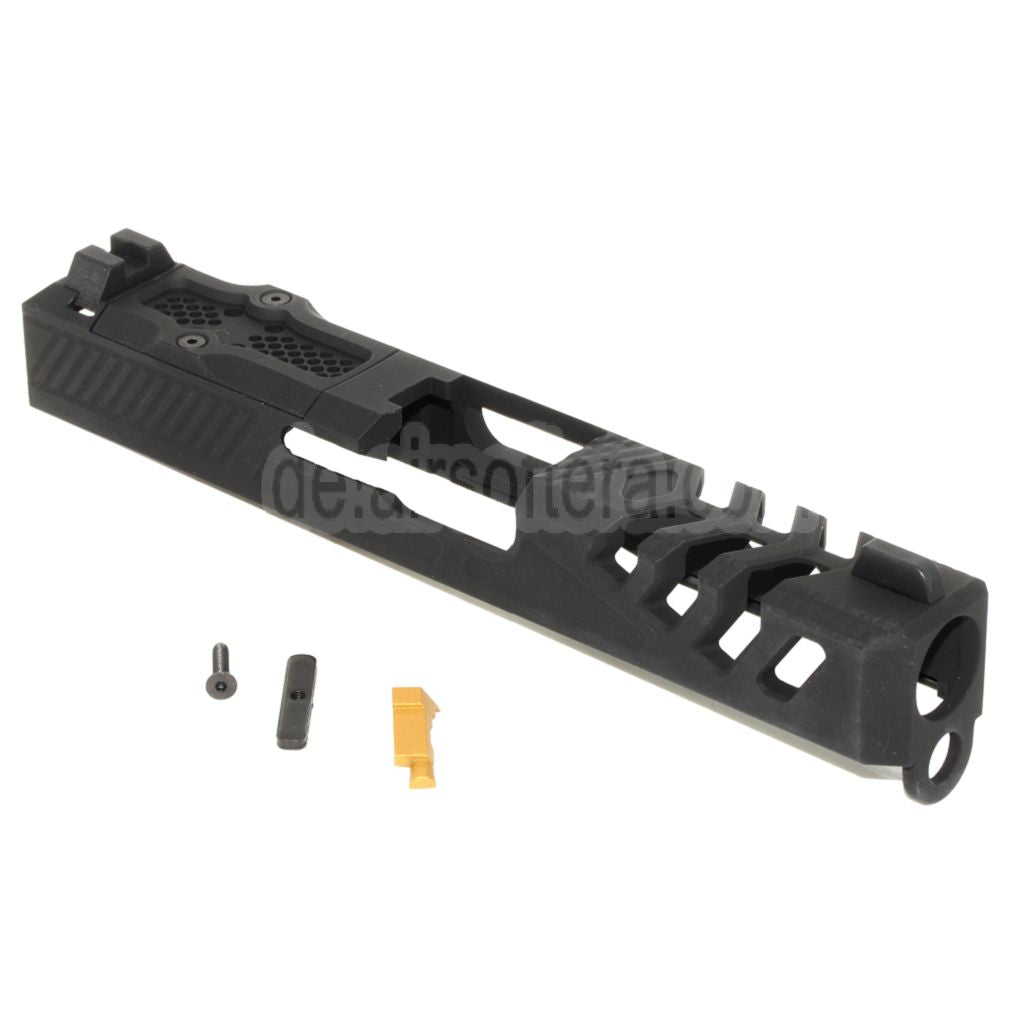 APS EMG F1 Firearms 170mm Metall Schlitten mit Korn Kimme Geeignet für APS EMG F1 Firearms BSF Serie Pistolen Airsoft
