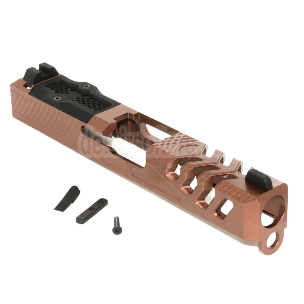 APS EMG F1 Firearms 170mm Metall Schlitten mit Korn Kimme Geeignet für APS EMG F1 Firearms BSF Serie Pistolen Airsoft