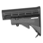 AirsoftEra 165mm Polymer Stock Geeignet für M4 M16 Serie AEG Gewehre Schwarz