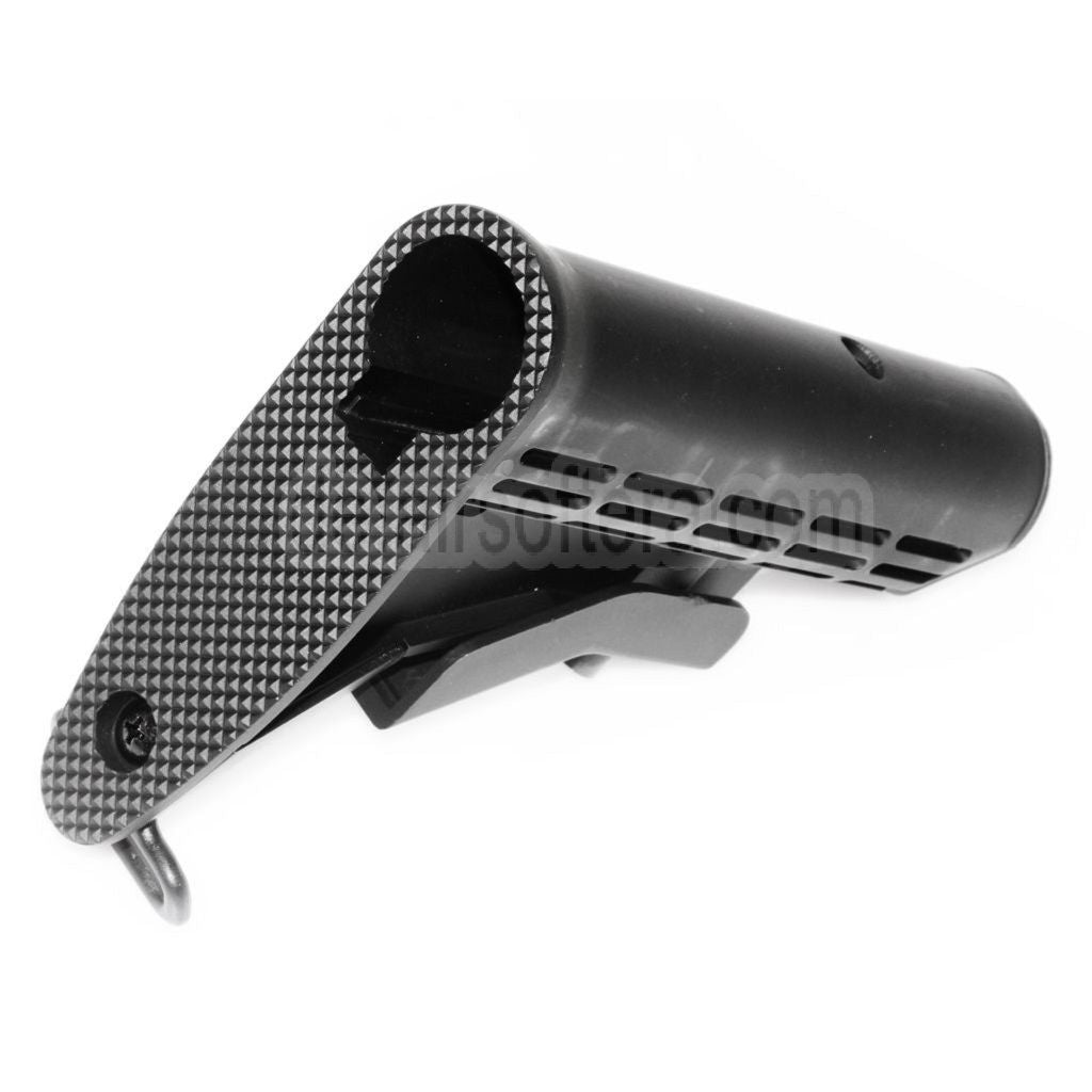 AirsoftEra 165mm Polymer Stock Geeignet für M4 M16 Serie AEG Gewehre Schwarz