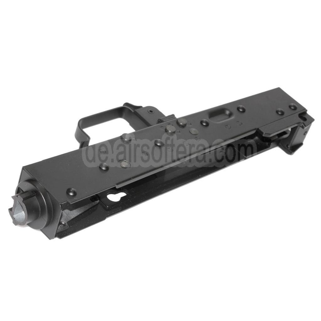 Golden Eagle Metallgehäuse AKM Empfänger mit M4 schaftrohr adapter Geeignet für JG Golden Eagle 6831 AK Serie AEG Gewehre Airsoft Schwarz