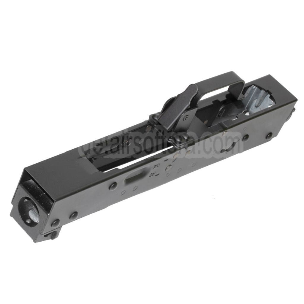 Golden Eagle Metallgehäuse AKM Empfänger mit M4 schaftrohr adapter Geeignet für JG Golden Eagle 6831 AK Serie AEG Gewehre Airsoft Schwarz