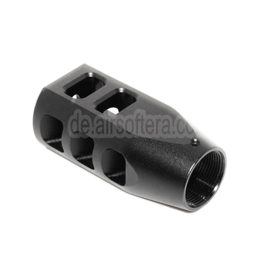 Golden Eagle 65mm Metall Mündungsfeuerdämpfer 3202 Geeignet für JG Golden Eagle 3201 3202 3203 M200 Serie Nemesis Vanquish LMR Bolt Action Gewehre Airsoft