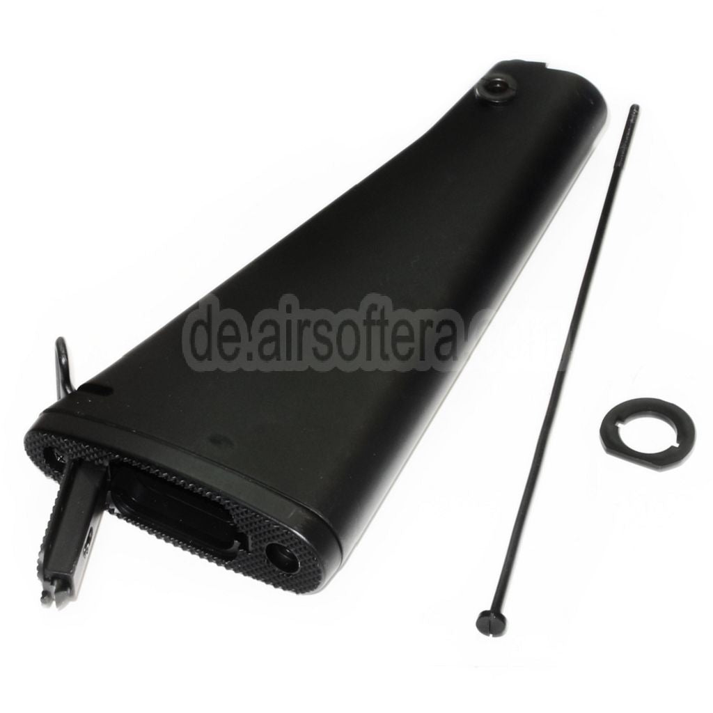 Golden Eagle Fester Schaft Geeignet für JG6601 M16A3 M4 M16 Serie AEG Gewehre Airsoft Schwarz
