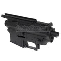 Golden Eagle Oberer Unterer Metall Körperempfänger Geeignet für JG Golden Eagle Tokyo Marui M4 S-System AEG Gewehre Airsoft Schwarz