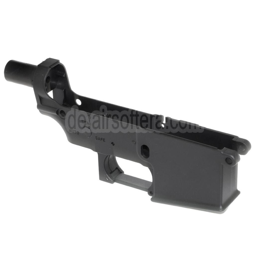Golden Eagle Original Plastik Unter Körperempfänger Geeignet für JG Golden Eagle 6661 CAR-15 Serie AEG Gewehre Airsoft Schwarz