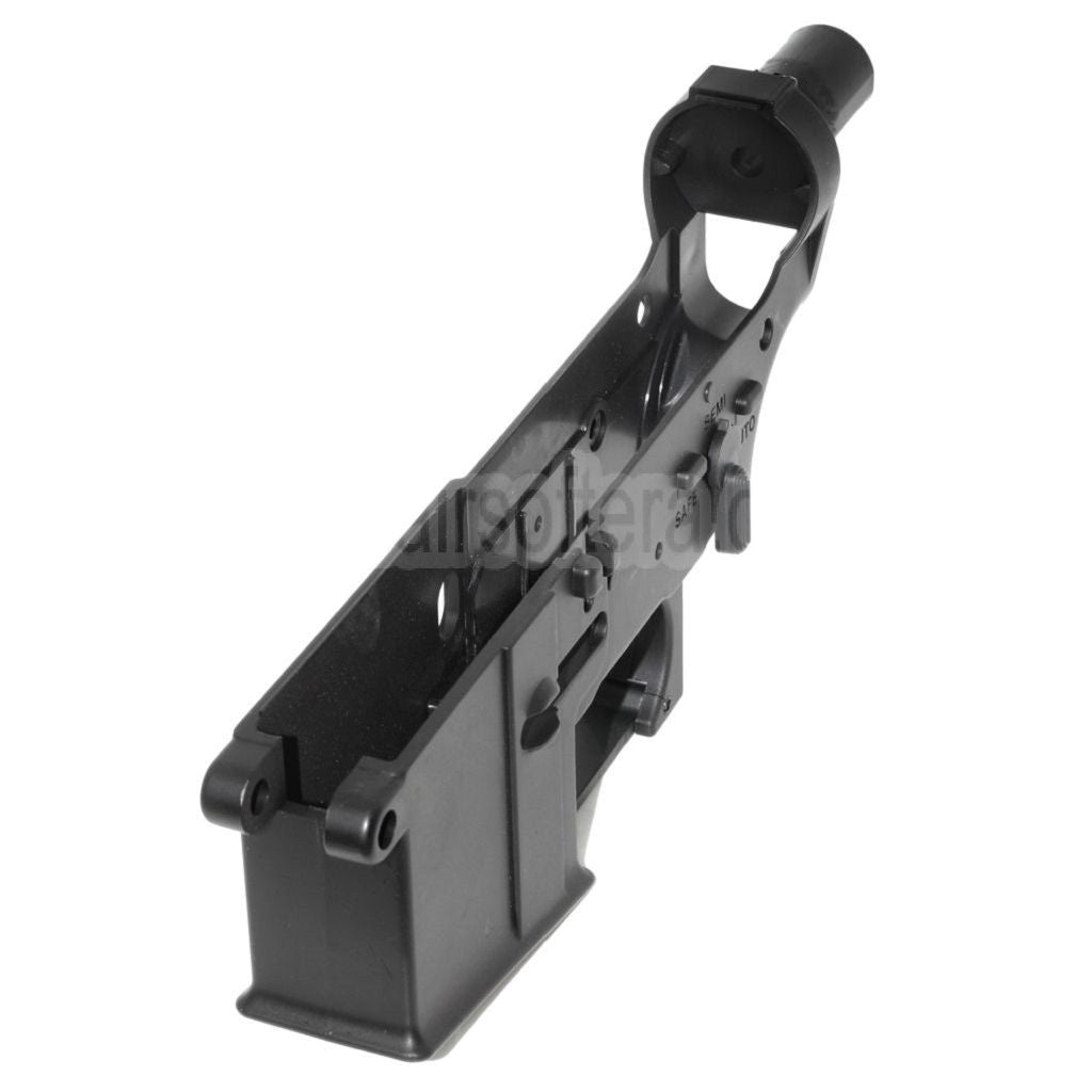 Golden Eagle Original Plastik Unter Körperempfänger Geeignet für JG Golden Eagle 6661 CAR-15 Serie AEG Gewehre Airsoft Schwarz