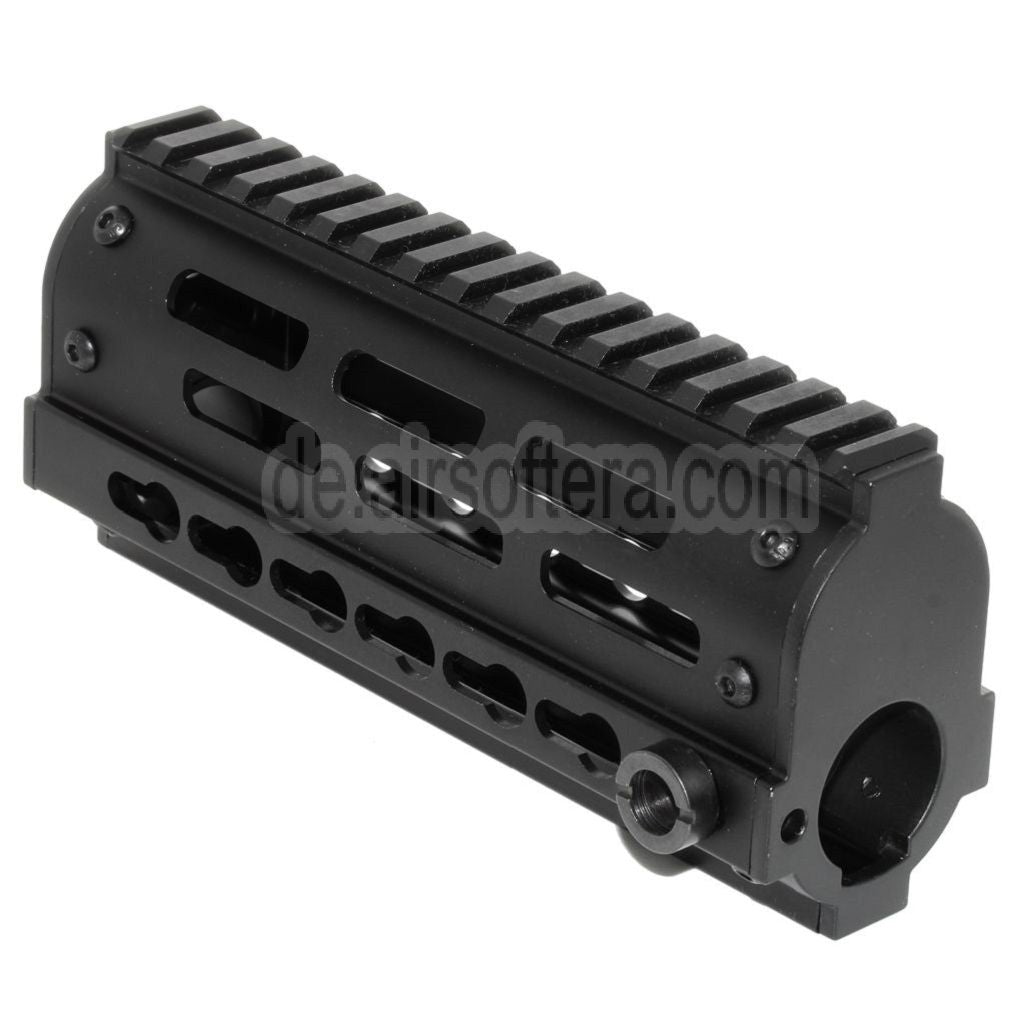Golden Eagle 170mm FightLite MCR Keymod RAS Handschutz Schienen System Geeignet für JG6661 Tokyo Marui M4 Serie AEG Gewehre Airsoft Schwarz