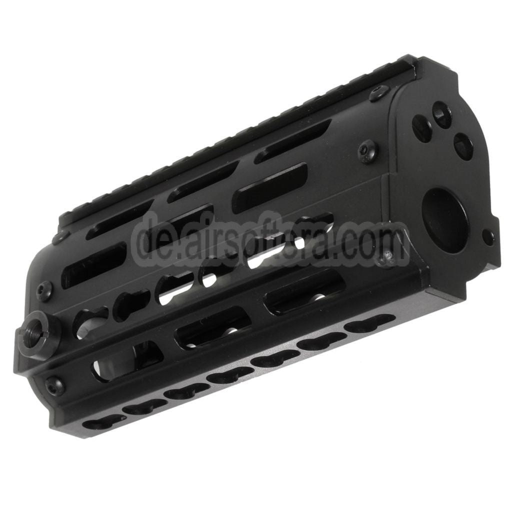 Golden Eagle 170mm FightLite MCR Keymod RAS Handschutz Schienen System Geeignet für JG6661 Tokyo Marui M4 Serie AEG Gewehre Airsoft Schwarz