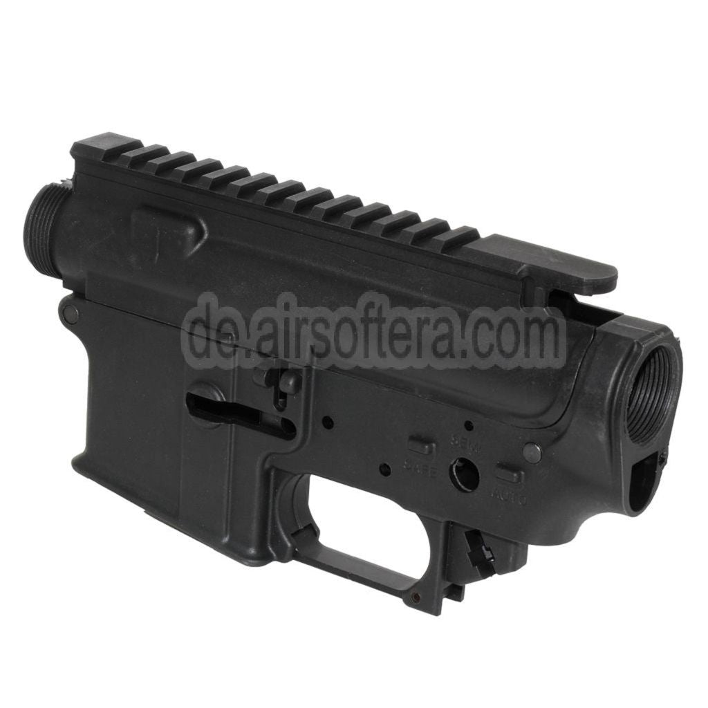 Golden Eagle Polymer Oberer Unterer Körperempfänger Geeignet für JG Golden Eagle WA M4 M16 Serie GBB Gewehre Airsoft Schwarz