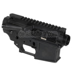 Golden Eagle Polymer Oberer Unterer Körperempfänger Geeignet für JG Golden Eagle WA M4 M16 Serie GBB Gewehre Airsoft Schwarz