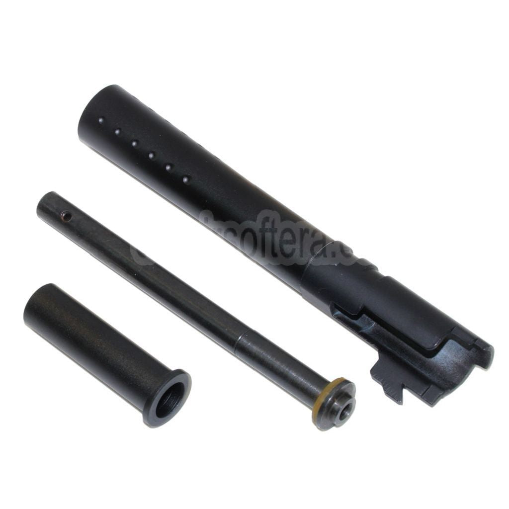 DOUBLE BELL 124mm/128mm V12 Stil Äußerer Lauf Set Geeignet für DOUBLE BELL ARMY Tokyo Marui 1911 GBB Pistolen Airsoft