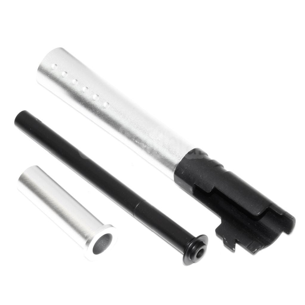 DOUBLE BELL 124mm/128mm V12 Stil Äußerer Lauf Set Geeignet für DOUBLE BELL ARMY Tokyo Marui 1911 GBB Pistolen Airsoft
