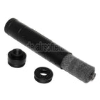 DOUBLE BELL 155mm x 32mm Schalldämpfer Geeignet für -14mm CCW Gegen den Uhrzeigersinn Gewehre Airsoft Schwarz
