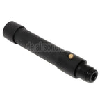DOUBLE BELL 173mm/203mm x 34mm MPX QD Schalldämpfer mit Mündungsfeuerdämpfer Geeignet für -14mm CCW Gegen den Uhrzeigersinn Lauf Gewehre Airsoft Schwarz