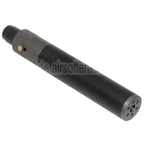 DOUBLE BELL 200mm/230mm x 35mm MPX-M-QD Schalldämpfer mit Mündungsfeuerdämpfer Geeignet für -14mm CCW Gegen den Uhrzeigersinn Lauf Gewehre Airsoft Schwarz/Grau