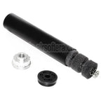 DOUBLE BELL 198mm/204mm x 43mm Schalldämpfer Geeignet für -14mm CCW Gegen den Uhrzeigersinn Gewehre Airsoft Schwarz/Silber