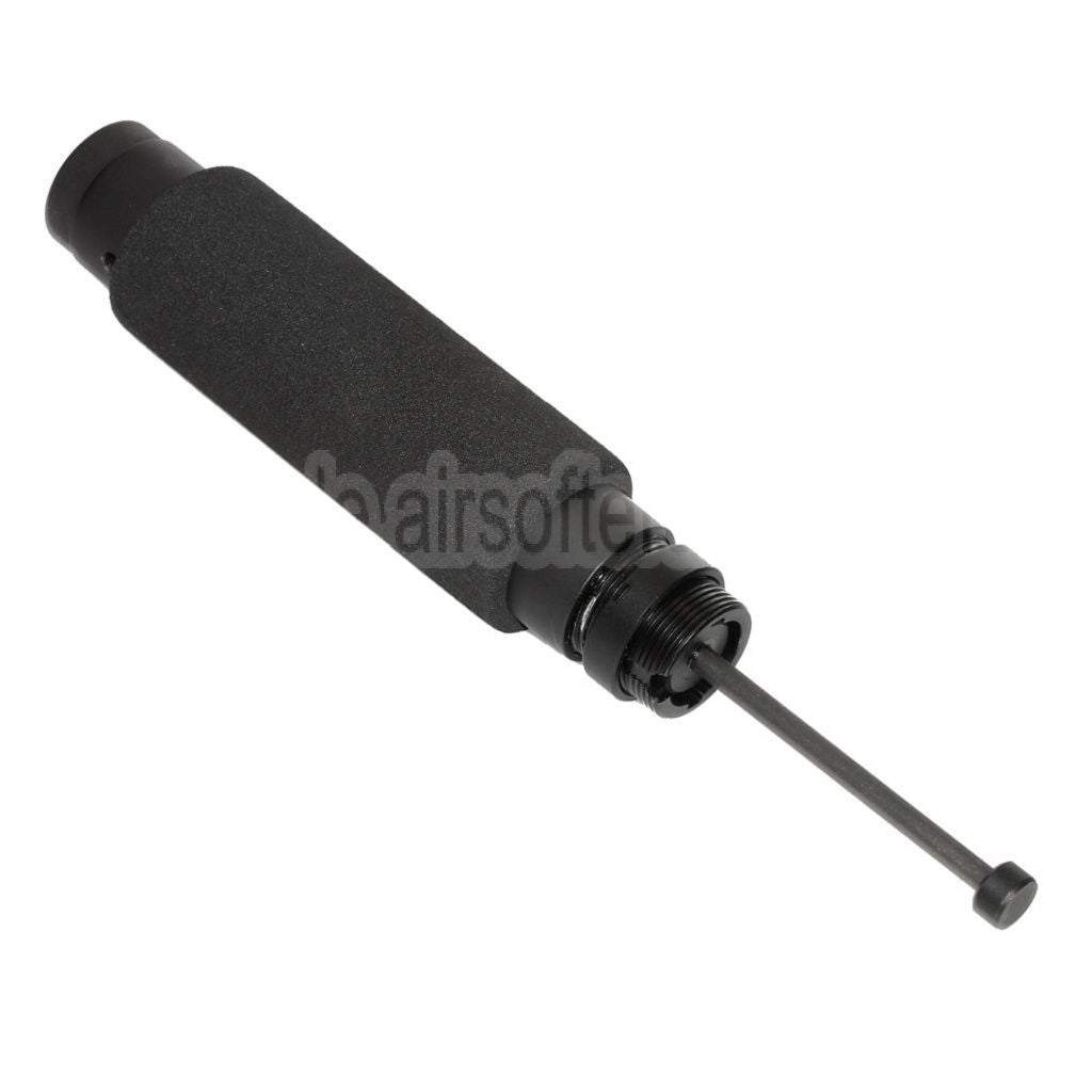 APS Gas Blowback Rückstoß Silm Schaft Pufferrohrsatz Geeignet für APS X1 Xtreme GBox Serie GBB Ultimate Pistol Gewehre Airsoft Schwarz