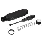 APS Gas Blowback Rückstoß Silm Schaft Pufferrohrsatz Geeignet für APS X1 Xtreme GBox Serie GBB Ultimate Pistol Gewehre Airsoft Schwarz