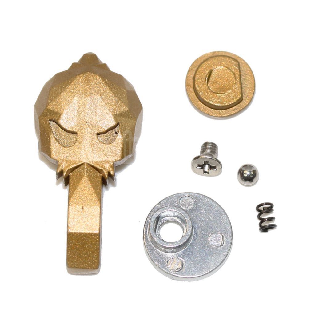 APS Skull Ambidextrous Feuerwahlhebel(Langer Typ) Geeignet für APS ASR PER M4 M16 AEG Gewehre Airsoft