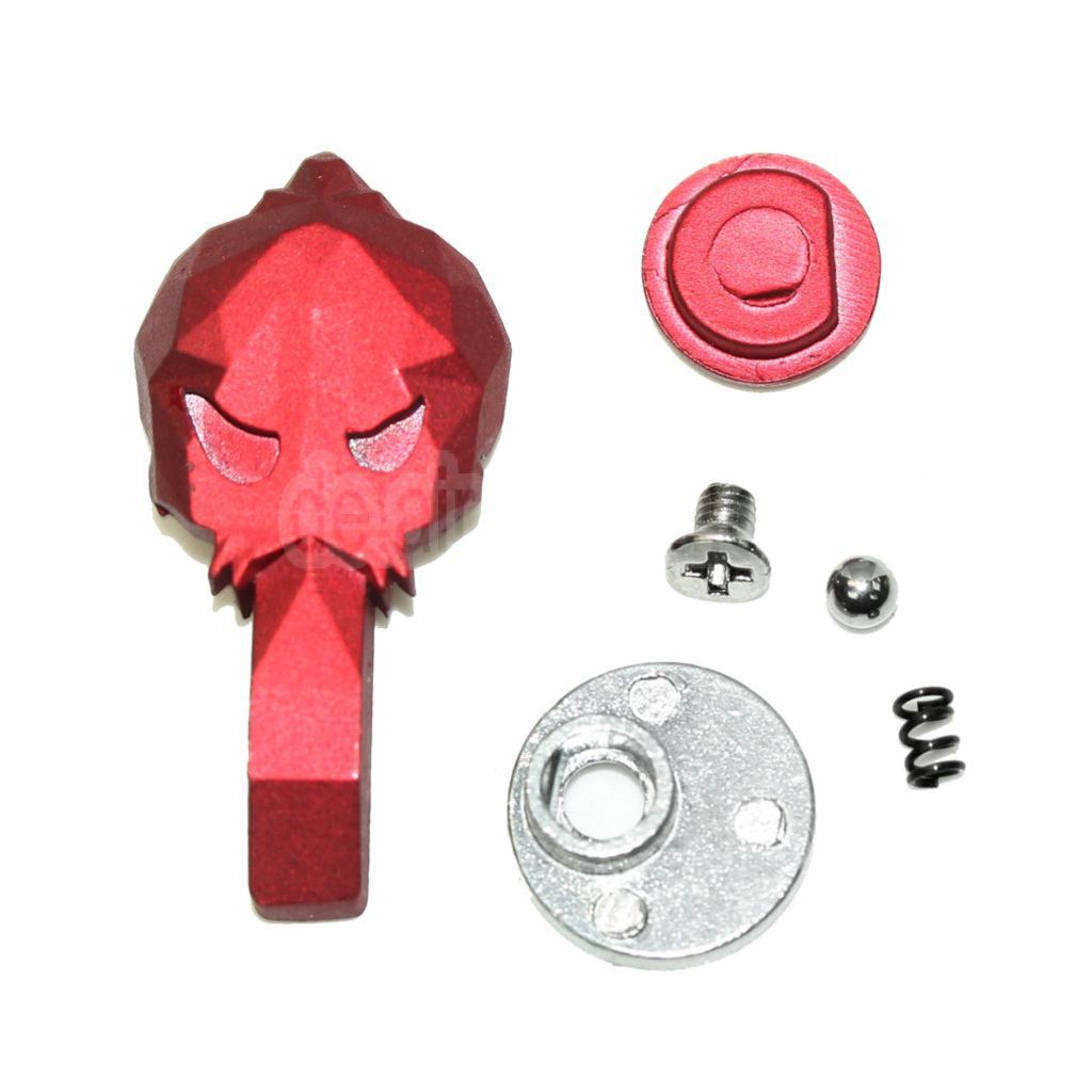 APS Skull Ambidextrous Feuerwahlhebel(Langer Typ) Geeignet für APS ASR PER M4 M16 AEG Gewehre Airsoft