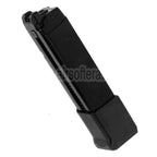 APS EMG 34rd Top Gas Magazin mit Dickem Boden Geeignet für G17 G18C G-Serie GBB Pistolen Airsoft Schwarz
