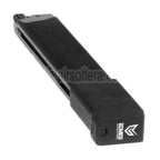 APS EMG 34rd Top Gas Magazin mit Dickem Boden Geeignet für G17 G18C G-Serie GBB Pistolen Airsoft Schwarz