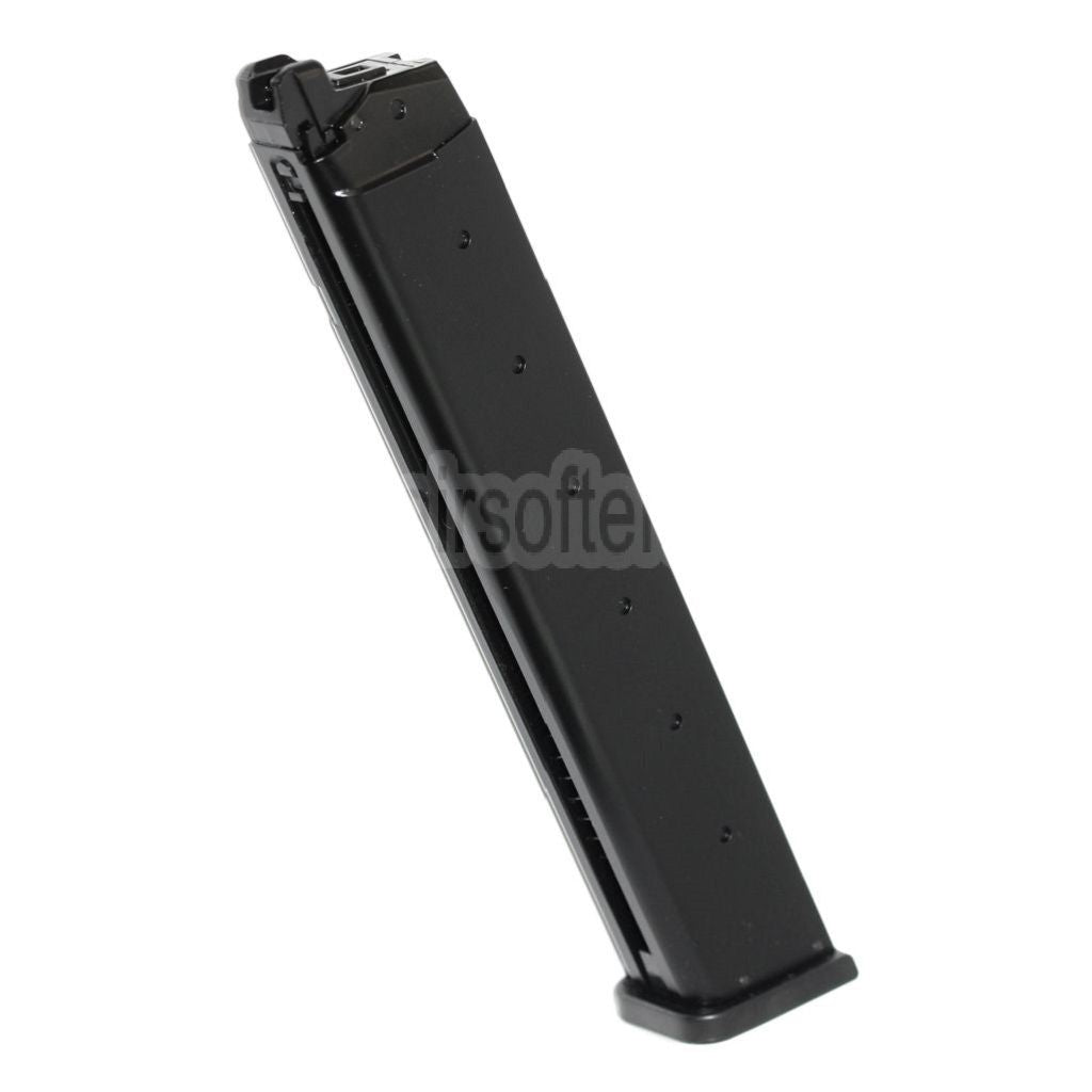 ARMY ARMAMENT 50rd Langer Typ Gas Magazin Geeignet für G17 G18C G34 G35 G-Serie GBB Pistolen Airsoft Schwarz
