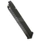ARMY ARMAMENT 50rd Langer Typ Gas Magazin Geeignet für G17 G18C G34 G35 G-Serie GBB Pistolen Airsoft Schwarz