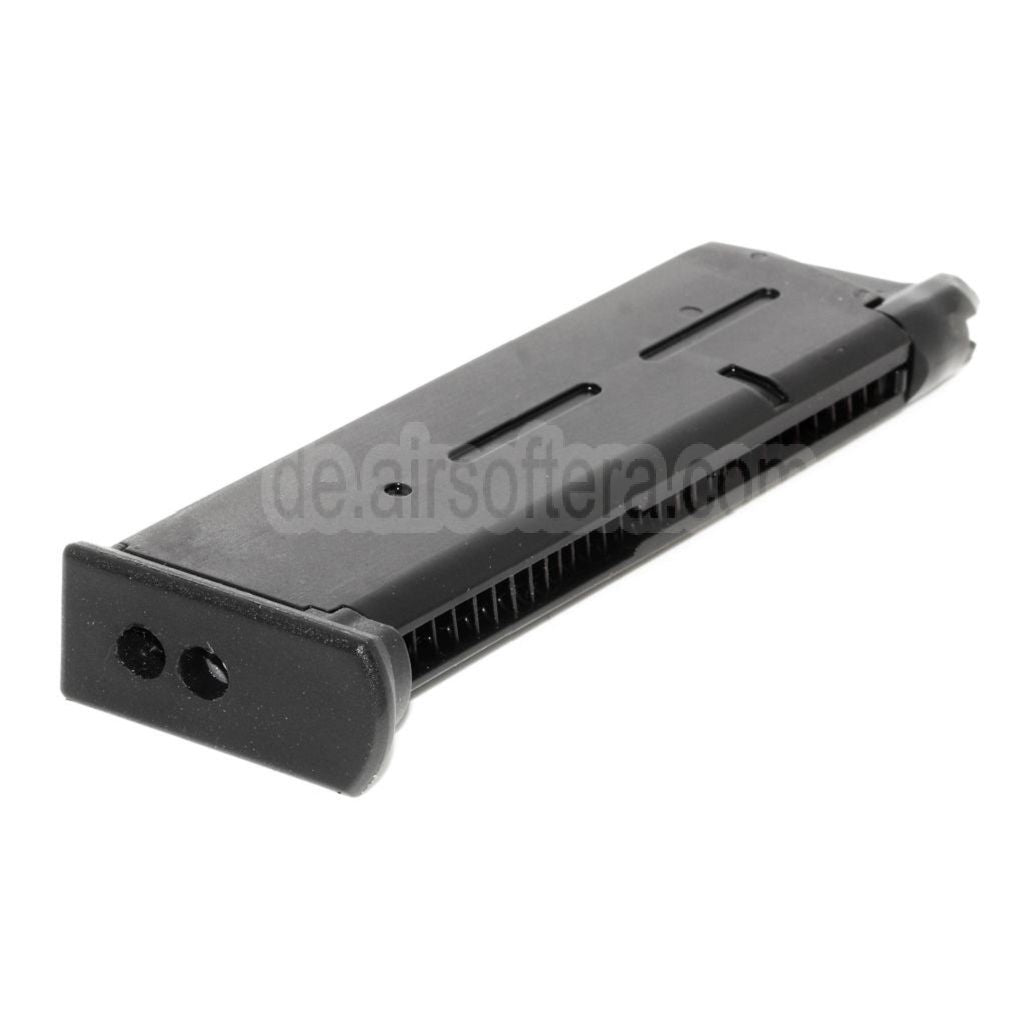 ARMY ARMAMENT 28rd Gas Magazin Geeignet für M1911 Serie GBB Pistolen Airsoft Schwarz