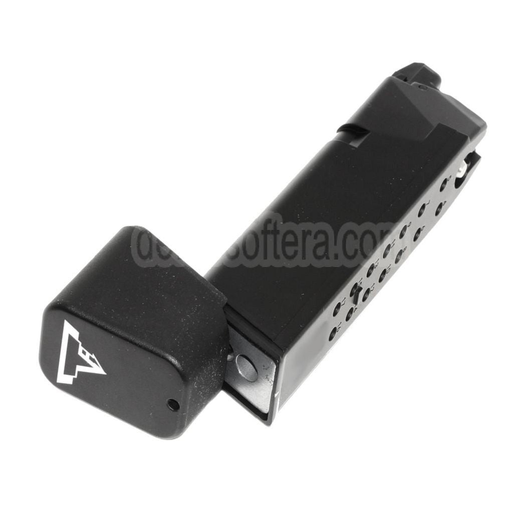 ARMY ARMAMENT 24rd Gas Magazin Dicke Basis Geeignet für G17 G18C G34 G35 G-Serie GBB Pistolen Airsoft Schwarz