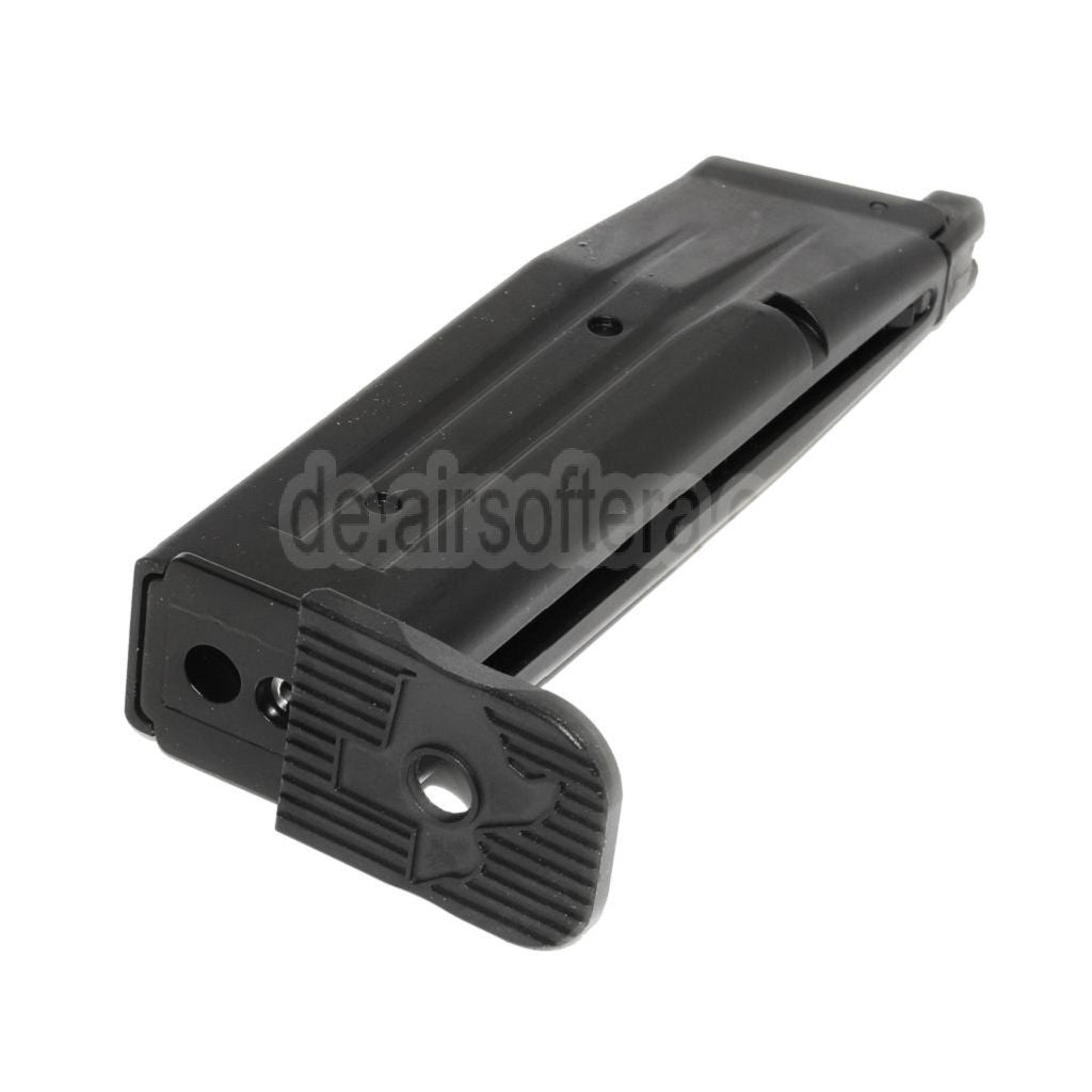 ARMY ARMAMENT 30rd Gas Magazin Geeignet für Hi-Capa Serie GBB Pistolen Airsoft Schwarz