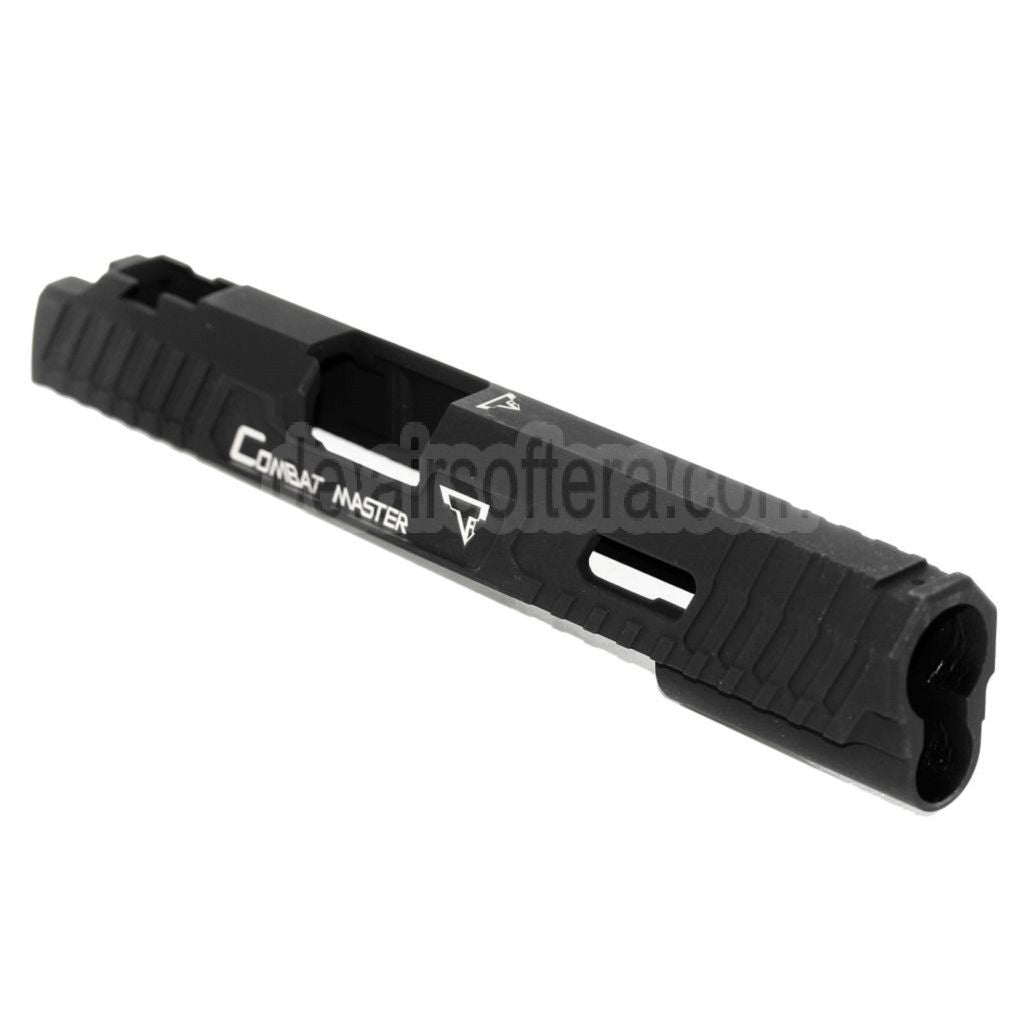 ARMY ARMAMENT 200mm Metall Schlitten Geeignet für ARMY R601 TTI Combat Master Tokyo Marui Hi-Capa GBB Pistolen Airsoft Schwarz