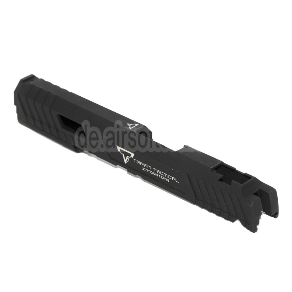 ARMY ARMAMENT 200mm Metall Schlitten Geeignet für ARMY R601 TTI Combat Master Tokyo Marui Hi-Capa GBB Pistolen Airsoft Schwarz