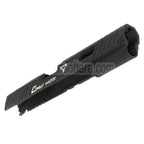 ARMY ARMAMENT 200mm Metall Schlitten Geeignet für ARMY R601 TTI Combat Master Tokyo Marui Hi-Capa GBB Pistolen Airsoft Schwarz