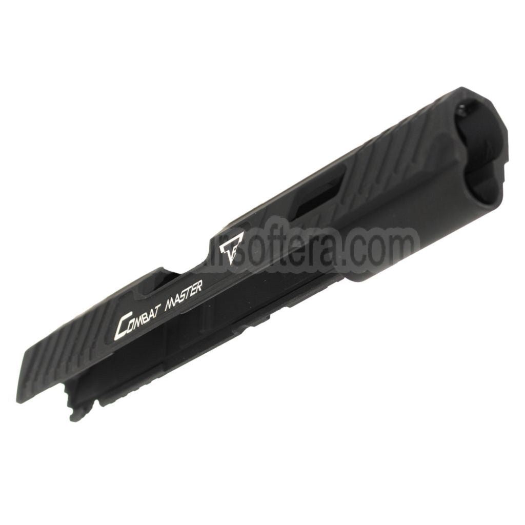 ARMY ARMAMENT 200mm Metall Schlitten Geeignet für ARMY R601 TTI Combat Master Tokyo Marui Hi-Capa GBB Pistolen Airsoft Schwarz