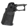 ARMY ARMAMENT Pistolengriff Fischschuppen Punktierung Geeignet für R601 TTI Combat Master EMG AW WE Tokyo Marui Hi-Capa Serie GBB Pistolen Airsoft Schwarz