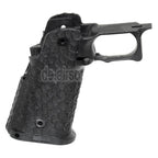 ARMY ARMAMENT Pistolengriff Fischschuppen Punktierung Geeignet für R601 TTI Combat Master EMG AW WE Tokyo Marui Hi-Capa Serie GBB Pistolen Airsoft Schwarz