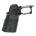 ARMY ARMAMENT Pistolengriff Fischschuppen Punktierung Geeignet für R607 DVC Carry EMG AW WE Tokyo Marui Hi-Capa Serie GBB Pistolen Airsoft Schwarz
