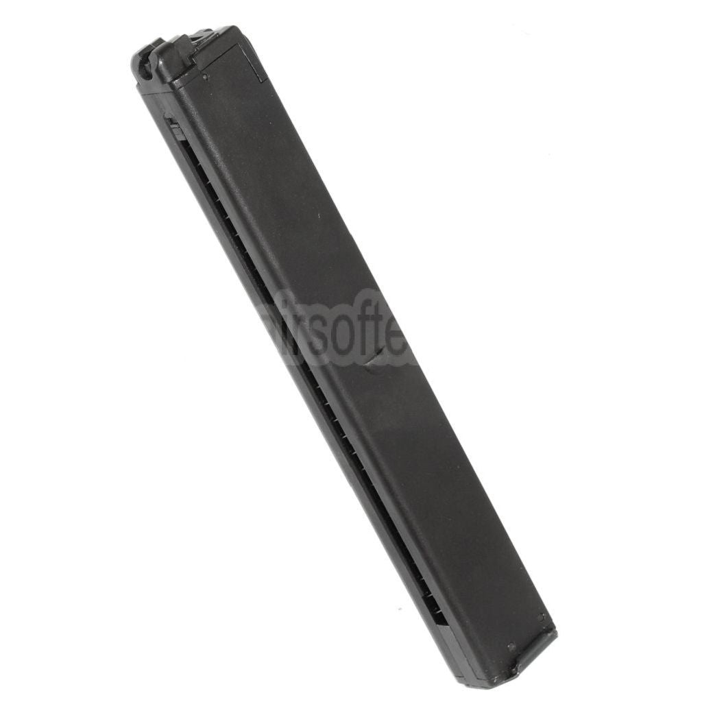 KSC 50rd Gas Magazin Langer Typ geeignet für M11A1 System 7 Serie SMG GBB Gewehre Airsoft Schwarz
