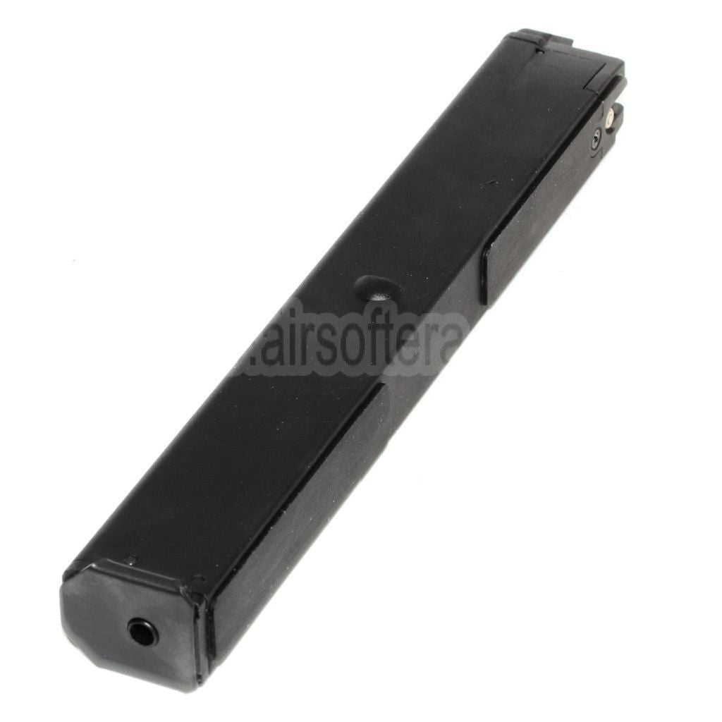 KSC 50rd Gas Magazin Langer Typ geeignet für M11A1 System 7 Serie SMG GBB Gewehre Airsoft Schwarz