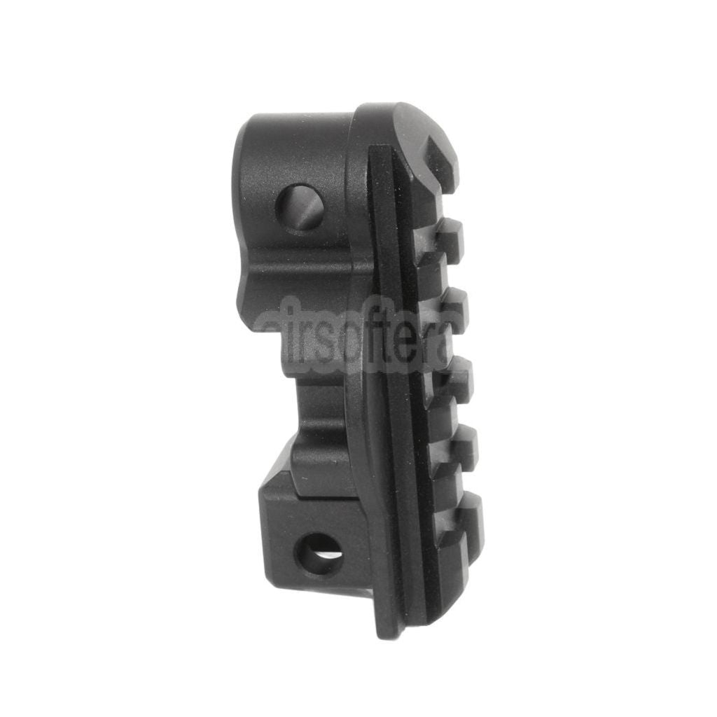 5KU 20mm M1913 Picatinny Schienenschaftadapter Endkappe Geeignet für Umarex VFC MP5K PDW Serie GBB Gewehre Airsoft Schwarz