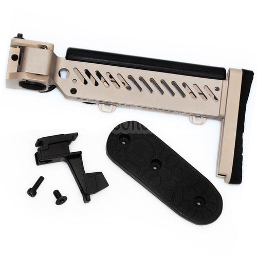 5KU PT-5 Seitlich klappbarer Schaft Geeignet für Tokyo Marui AKM Serie Gewehre Airsoft