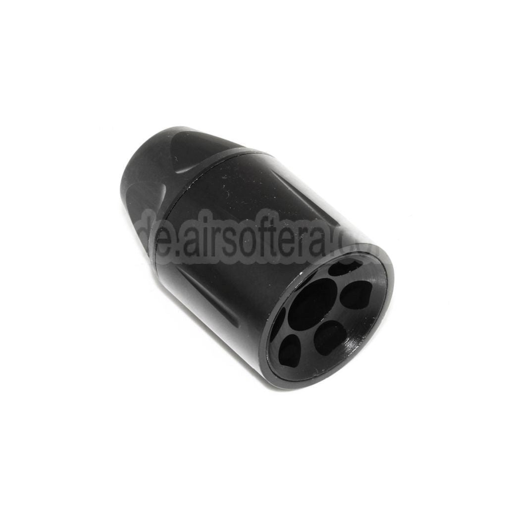 5KU 51mm SLR Stil Mündungsfeuerdämpfer Geeignet für -14mm CCW Gegen den Uhrzeigersinn Lauf Gewehre Airsoft Schwarz