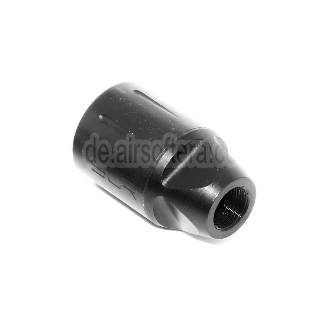 5KU 51mm SLR Stil Mündungsfeuerdämpfer Geeignet für -14mm CCW Gegen den Uhrzeigersinn Lauf Gewehre Airsoft Schwarz