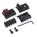 DOUBLE BELL Polymer Handstopper Kit Geeignet für M-Lok Handschutz Schienen system