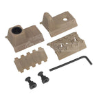 DOUBLE BELL Polymer Handstopper Kit Geeignet für M-Lok Handschutz Schienen system