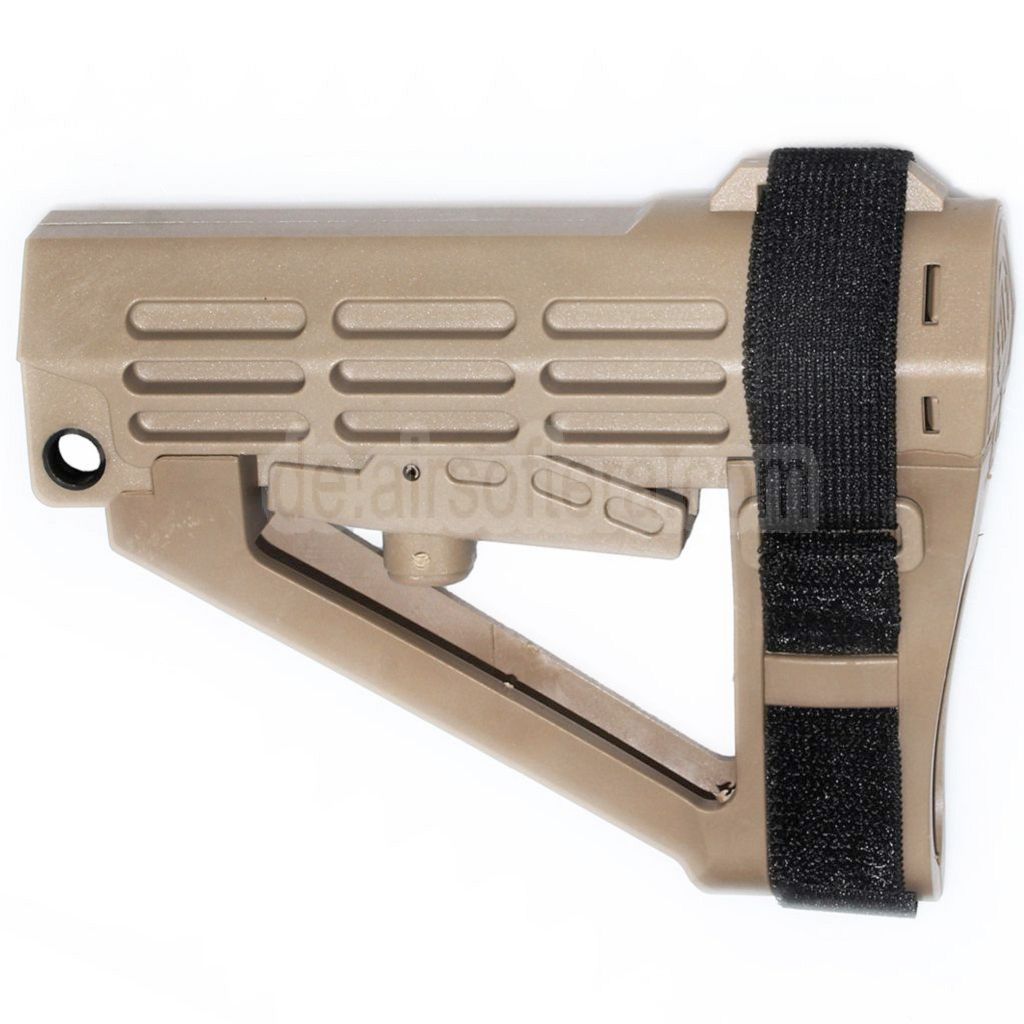 DOUBLE BELL 180mm Polymer Gewehrschaft Geeignet für M4 Serie GBB Gewehre Airsoft