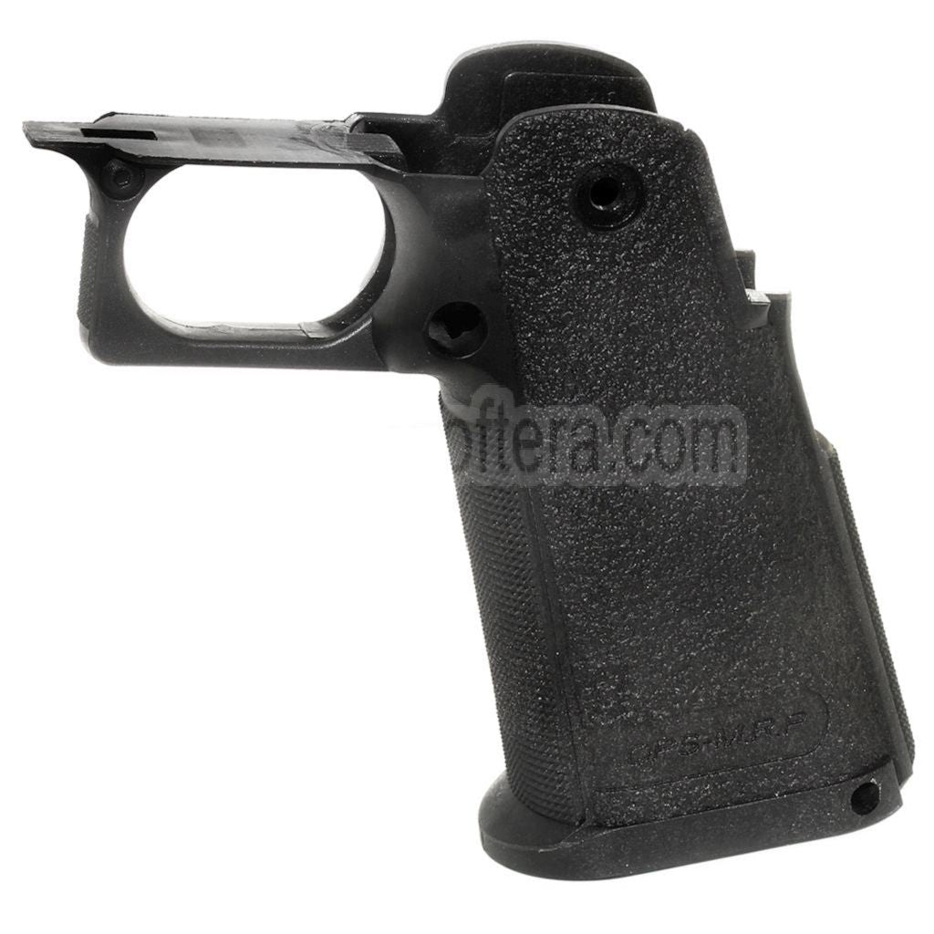 E&C Polymer Pistolengriff Geeignet für E&C Tokyo Marui Hi-Capa Serie GBB Pistolen Airsoft Schwarz
