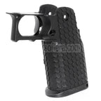 E&C Combat Master Polymer Pistolengriff Geeignet für E&C Tokyo Marui Hi-Capa Serie GBB Pistolen Airsoft Schwarz